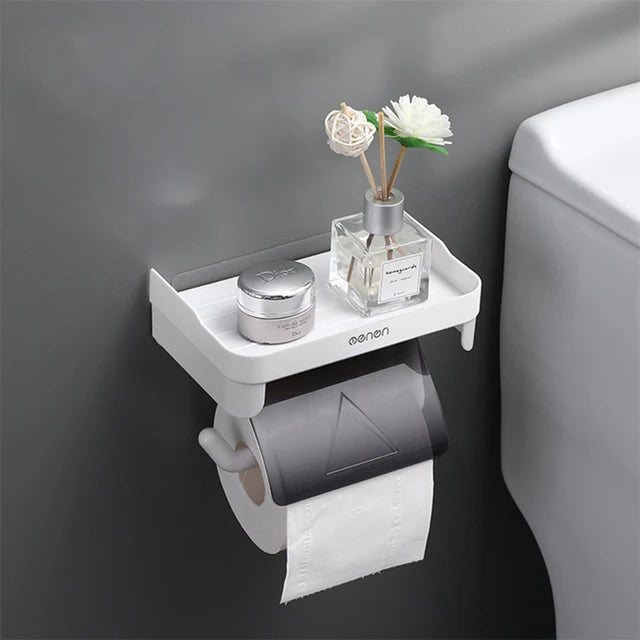 Premium Wall Mounted Multifunctional Toilet Paper With Tissue Holder