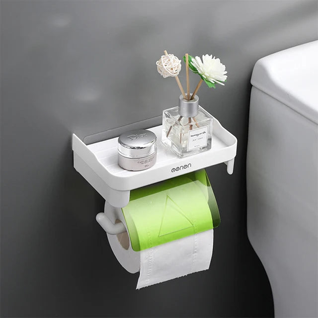 Premium Wall Mounted Multifunctional Toilet Paper With Tissue Holder