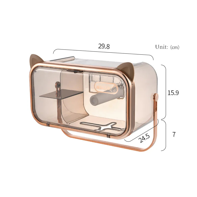 Premium Wall Mounted Multifunctional Toilet Paper With Tissue Holder