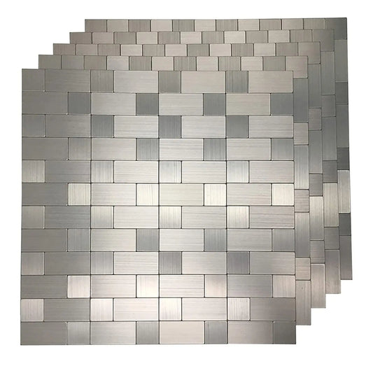 Art3d Peel And Stick Metallic Kitchen Backsplash Tiles