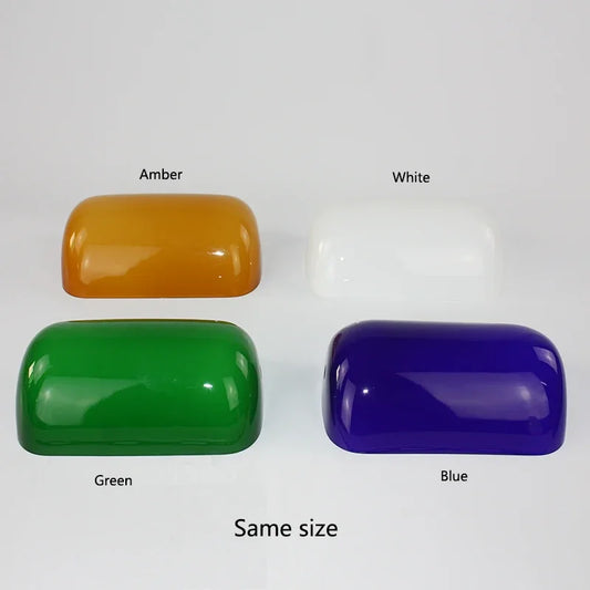 Banker Table Lamp Glass Replacement Shade Cover for Lighting Repair
