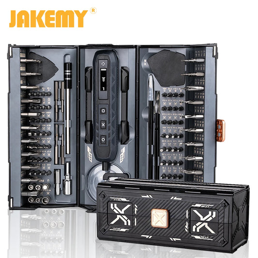 JAKEMY Cordless Precision Electric Screwdriver Repair Kit for Electronics Repair