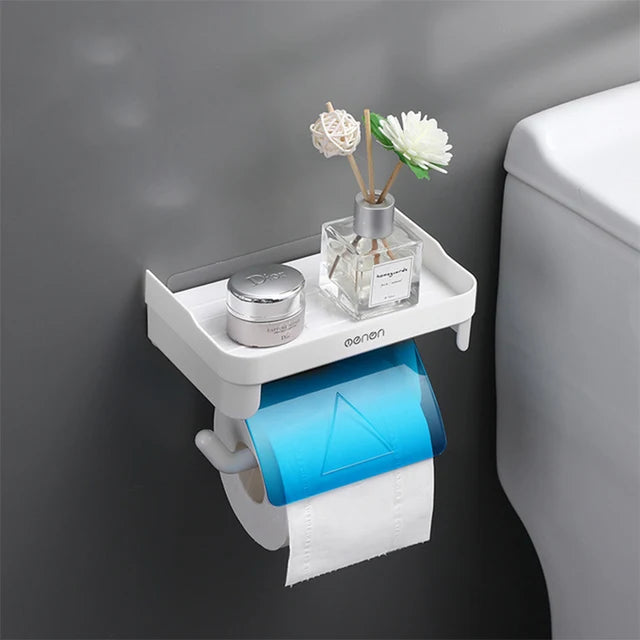 Premium Wall Mounted Multifunctional Toilet Paper With Tissue Holder