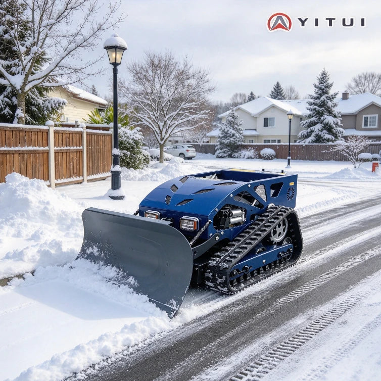 Hot Sale Lawn Mower, Remote Operated Grass Trimmer, Powerful Motor, Customizable For Steep Slope Lawn And Winter Snow Removal