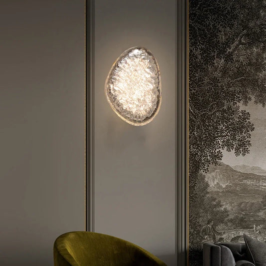 GNBC Nordic Metal Resin LED Wall Lamp for Home Interiors