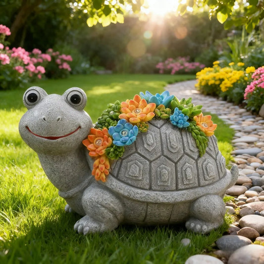 Solar Garden Animal Statue Light for Outdoor Lawn Decor