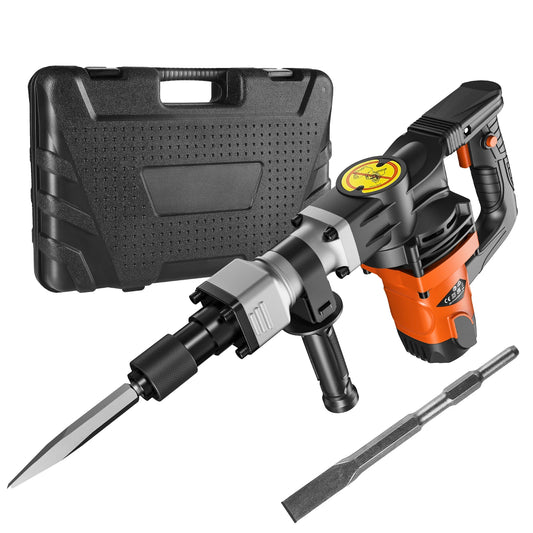 SucceBuy Electric Demolition Jack Hammer for Concrete Breaking